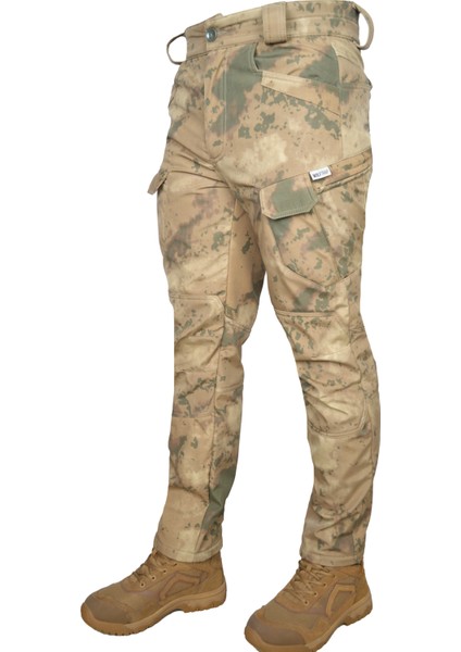 Wolftrap Tactical 8 Cepli Jandarma Kamuflaj Desenli Softshell Pantolon