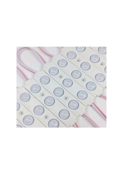 3 Ledli Parmak Led Modül 1.5W 2835 Smd Mercekli Beyaz Işık 12V-5 Adet modelleri