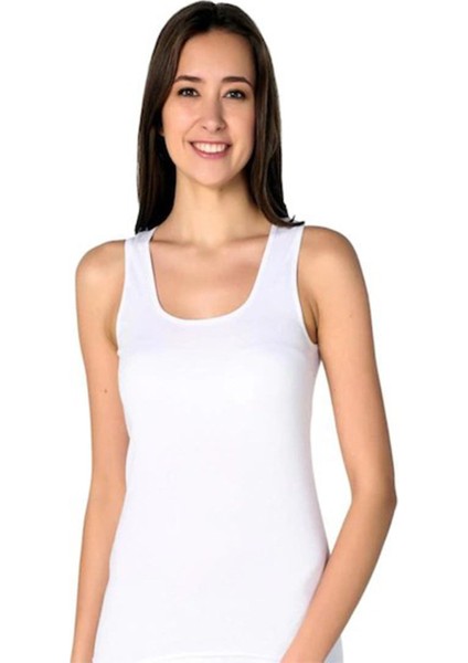 Seher Yıldızı 6'li Paket Kadın Ribana Geniş Askılı Atlet