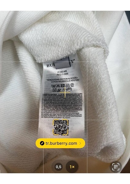 - Burberry Logo Sweatshirt