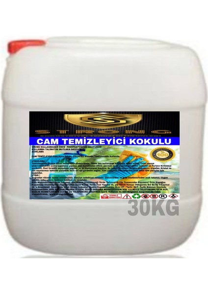 Cam Temizleyici Kokulu 30 kg