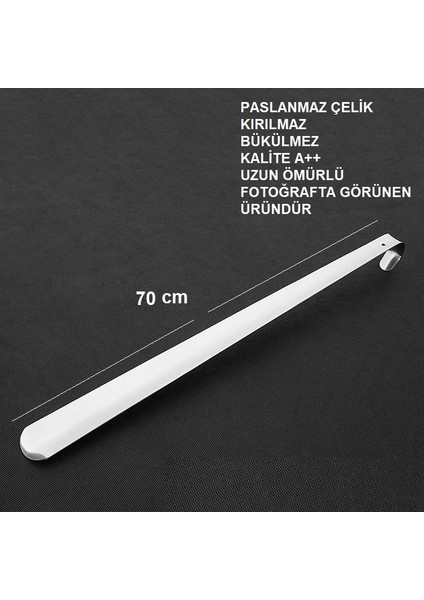 Toptancıamca Metal Ayakkabı Çekeceği Kerata 67cm Büyük Boy