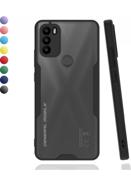 General Mobile Gm 21 Plus Kılıf Platin Matte Silikon Arka Kapak