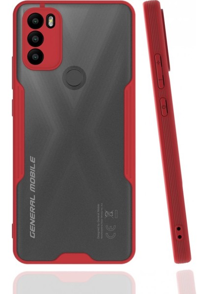 General Mobile Gm 21 Plus Kılıf Platin Matte Silikon Arka Kapak