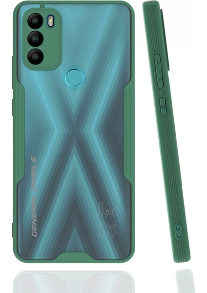 General Mobile Gm 21 Plus Kılıf Platin Matte Silikon Arka Kapak