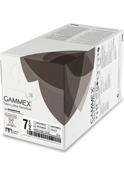 Gammex Non-Latex Sensitive Cerrahi Eldiven 7,5 Numara Pudrasız 50'li Paket