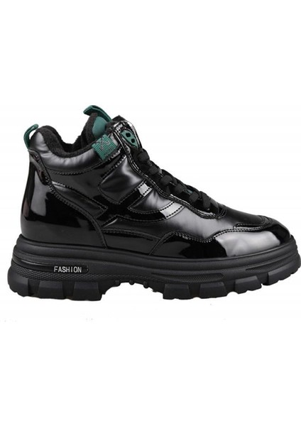 22K308-3 Kadın Siyah Sneaker Ayakkabı