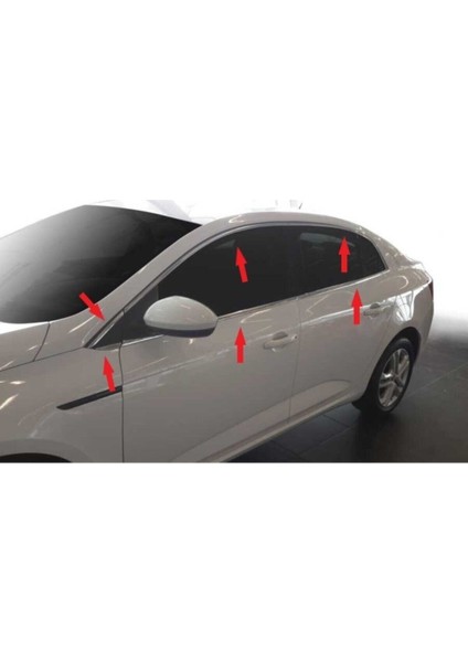 Renault Megane 4 Sedan Cam Çerçevesi 12 Parça modelleri