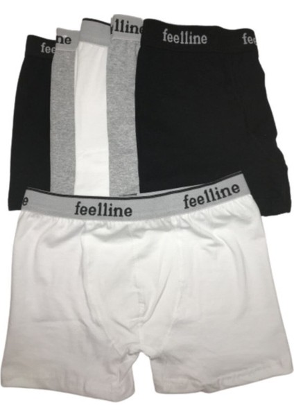 Erkek Gri 6 Adet Likralı Boxer fiyatları