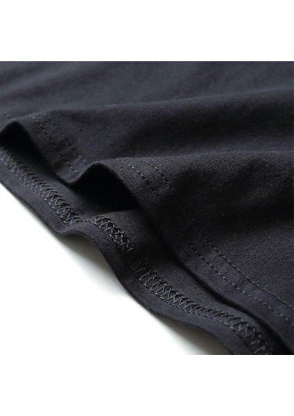 Jujutsu Kaisen Eyes Baskılı Siyah Oversize T-Shirt