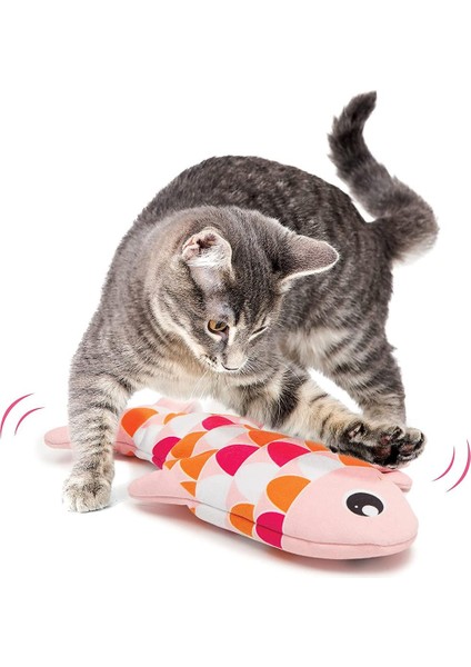 Groovy Fish Catnipli Kedi Oyuncağı, Pembe