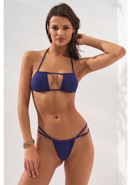 Benefit Straplez Formlu String Bikini Takım Lacivert 231241 fırsatları