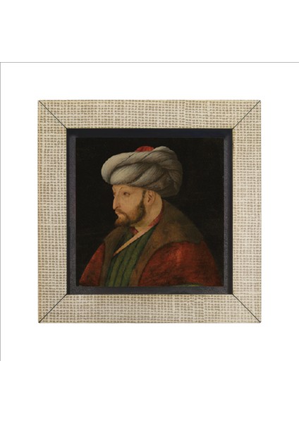 Fatih Sultan Mehmet(Gentile Bellini ÇIZIMI,1481) Baskılı Mdf MAGNET(KRT-090) modelleri