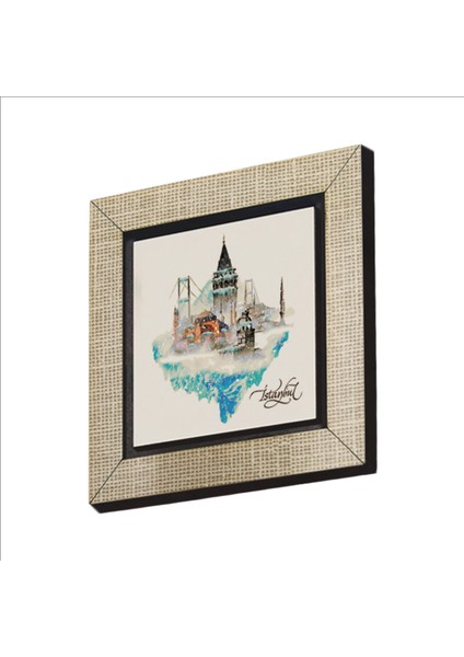 Istanbul Sembolik Yerler Baskılı Mdf MAGNET(KRT-029)