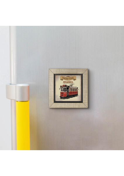 Nostaljik Tramvay Baskılı Mdf MAGNET(KRT-049) modelleri