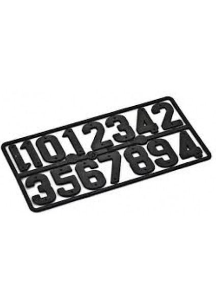 Plastik Kovan Sayısı Numaraları 5 Adet
