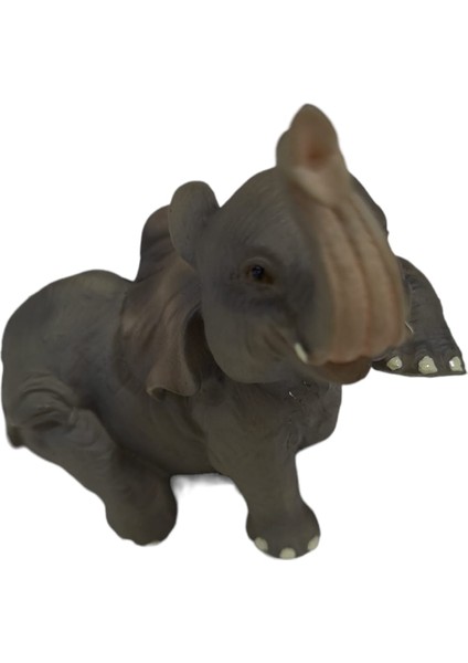 Hediyelik Veronese Poliserin Biblo Wise Hayvanlar Alemi Serisi Bebek Fil 8,9 cm