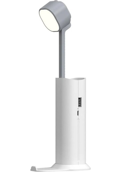 3 Kademe Işıklı Çok Fonksiyonlu Masa Lambası Powerbank Telefon Standı Fener 4in1 1200MAH
