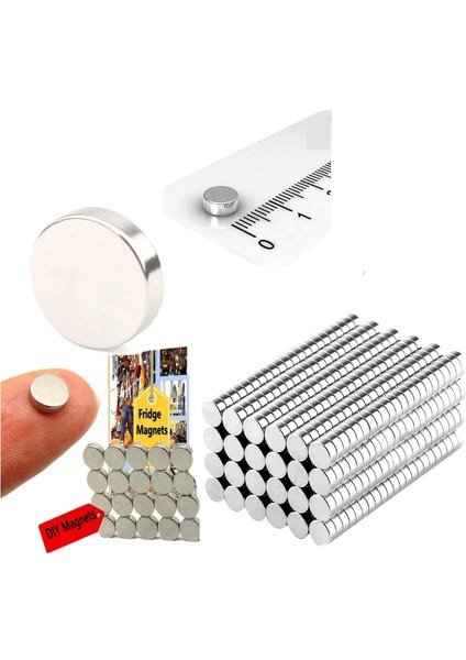 3 x 3 mm Çap: 3 Mm, Kalınlık : 3 mm Yuvarlak Neodyum Mıknatıs modelleri