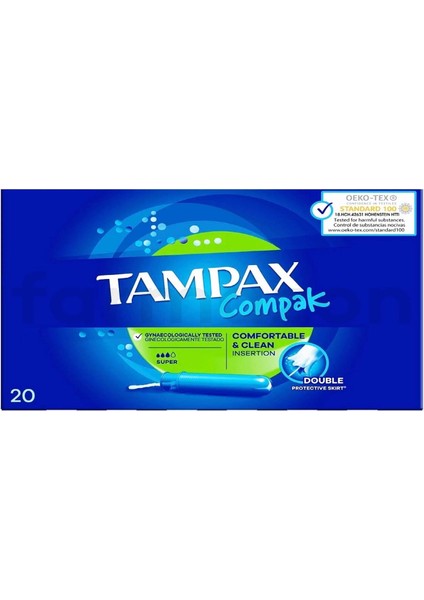 Compak Tampon Super 20'li