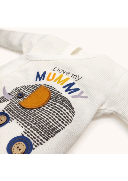 Şapkalı Önlüklü Eldivenli Kendinden Patikli 5' Li Yenidoğan Seti modelleri