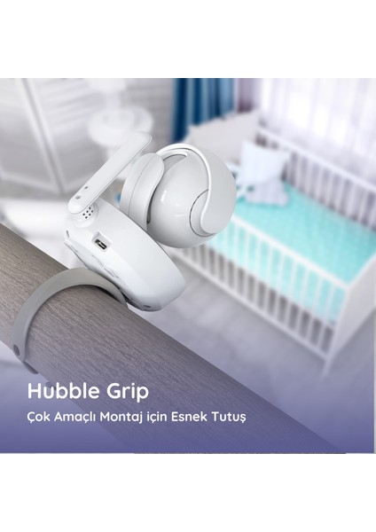 Nursery Pal Deluxe 5” Hd Wi-Fi Dokunmatik Ekran Portatif Dijital Bebek Kamerası