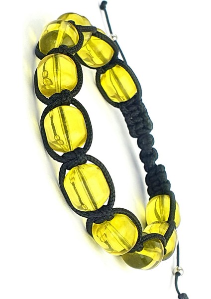 Kehribar El işi Şambala Erkek Bileklik