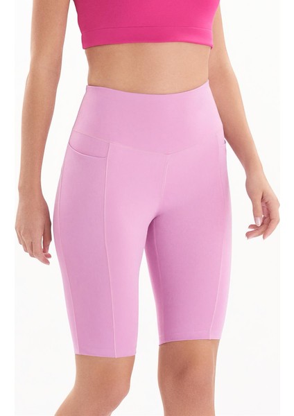 Kadın Toparlayıcı Yüksek Bel Cep Detaylı Spor Biker Tayt 7108 modelleri