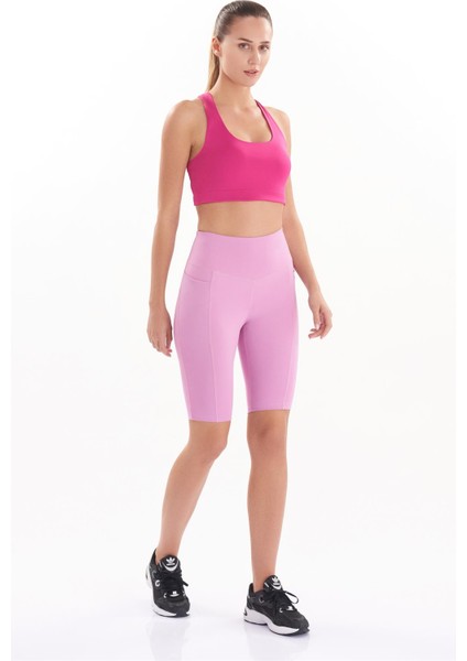 Kadın Toparlayıcı Yüksek Bel Cep Detaylı Spor Biker Tayt 7108 fırsatları