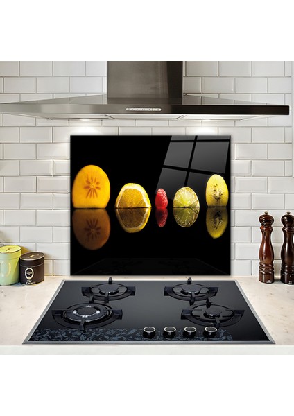Meyve Resitali | Cam Ocak Arkası Koruyucu | 52cm x 60cm