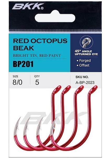 Red Octopus Beak Iğne Balıkmarketim