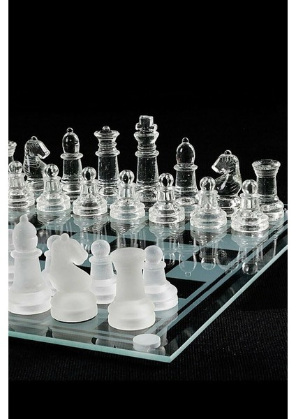 Cam Satrabç Lüx Satranç Takımı Dekoratif Satranç modelleri