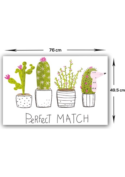 Perfect Match | Cam Ocak Arkası Koruyucu | 49,5cm x 76cm