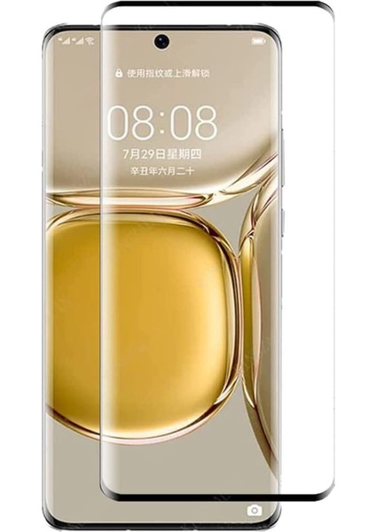 Honor 70 3D Curved Tam Kaplayan Kavisli Tempered Cam - Siyah AL3282