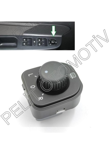 Passat B7 Ayna Ayar Düğmesi 1K0959565H 1K0959565K