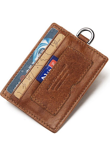 KA0038 Tam Tahıl Cowhide Deri Cüzdan Çok Fonksiyonlu Billfold Kart Tutucu Torbası, Boyut: S (Yurt Dışından) modelleri