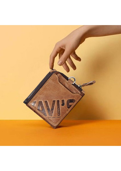 KA0038 Tam Tahıl Cowhide Deri Cüzdan Çok Fonksiyonlu Billfold Kart Tutucu Torbası, Boyut: S (Yurt Dışından) indirimleri