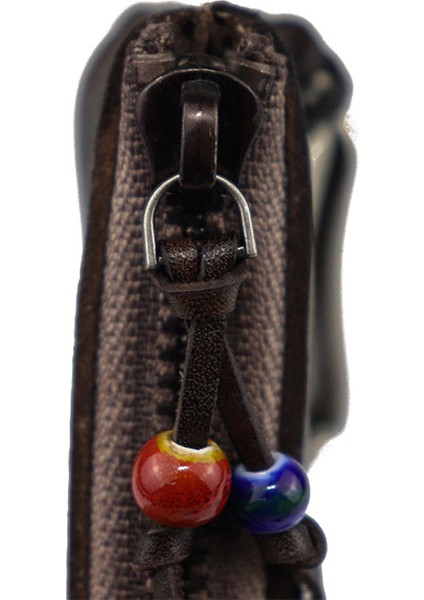 SG139 Retro Cowhide Deri Fermuar Para Çantası Anahtar Tutucu Mini Torama Cüzdanı (Yurt Dışından) modelleri