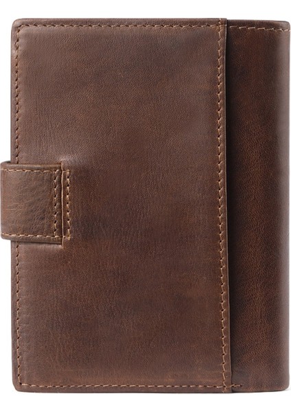 2063 Erkekler Retro Üst Katman Rfıd Engelleme Hasp Kısa Cüzdan Ince Para Kartı Tutucu (Yurt Dışından) fiyatları