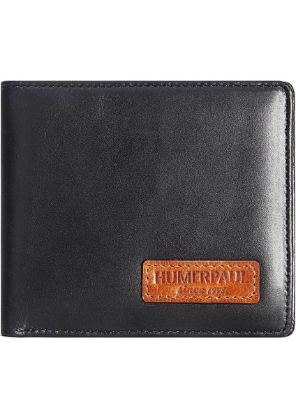Humerpaul BP995 Rfıd Engelleme Retro Üst Kat Cowhide Erkekler Iki Kat Kısa Cüzdan Para Kart Tutucu Airtag ile Uyumlu (Yurt Dışından)