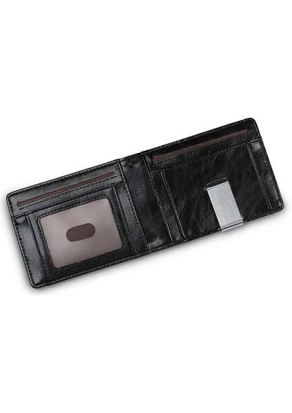 Anti-Rfid Erkek Deri Kartı Yuvası Dolar Cüzdan (Yurt Dışından) modelleri