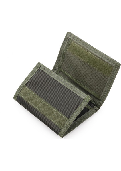 Jeminal 1420 Düz Renkli Dikiş Naylon Cüzdan Öğrenci Üçlü Cüzdan Cüzdan Çanta Kartları Tutucu (Yurt Dışından) indirimleri