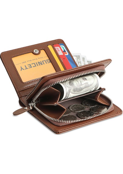 Erkekler Için Sunicety Business Style Cüzdan, Önleme Önleyici Pu Deri Rfid Engelleme Nakit Depolama Koruma Kart Taşıma Çantası Birden Fazla Kart Yuvası (Yurt Dışından) fiyatları