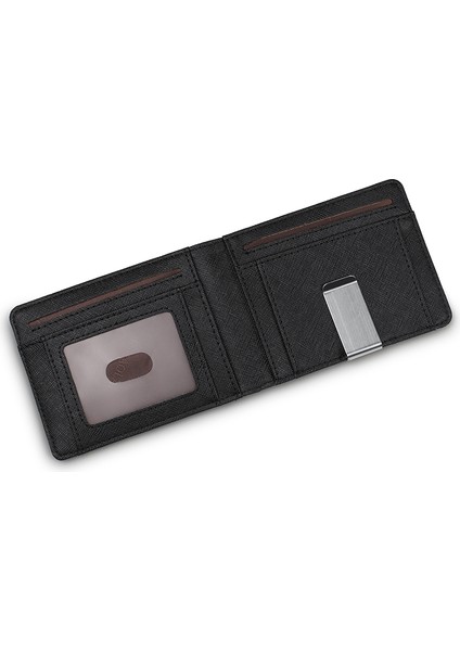 Ultra Ince Çok Kart Erkekler Deri Rfıd Dolar Cüzdan (Yurt Dışından) modelleri