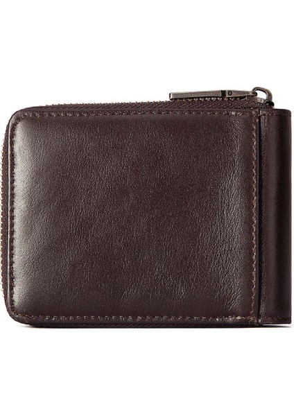 Humerpaul BP948-S Vintage Para Çantası Rfıd Engelleme Kart Çantası Erkekler Top Katman Cowhide Kısa Cüzdan Fermuar Cepli (Yurt Dışından) fırsatları