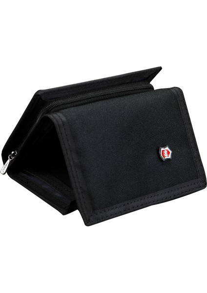 Jeminal 507 Erkekler Trifold Giyim Dayanıklı Tuval Cüzdanları Nakit Money Madeni Para Çantası Kart Çantası (Yurt Dışından)