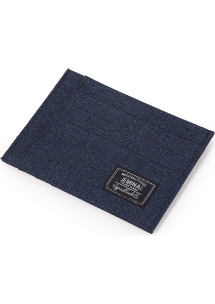 Jeminal 31811# Men Canvas Ultra Ince Kimlik Kartı Organizatör Çantası Minimalist Kredi Kartı (Yurt Dışından)