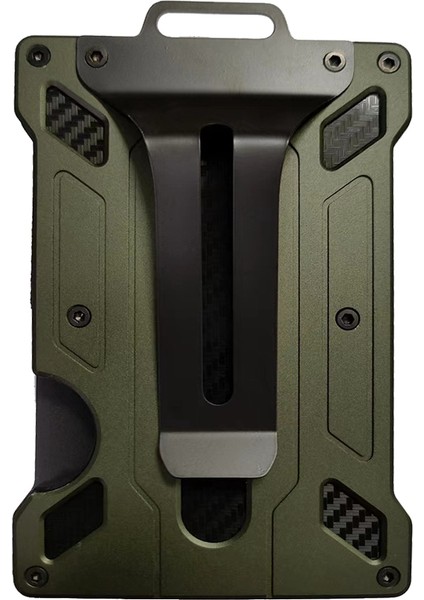 Rfıd Engelleme Alüminyum Alaşım Kart Kimlik Kredi Kartı Nakit Depolama Çantası Klip (Yurt Dışından)