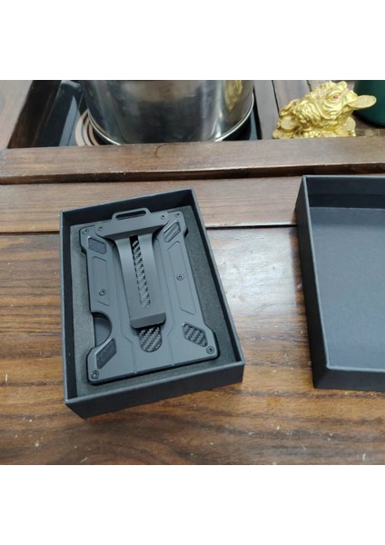 Rfıd Engelleme Alüminyum Alaşım Kart Kimlik Kredi Kartı Nakit Depolama Çantası Klip (Yurt Dışından) fırsatları