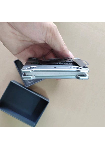 Rfıd Engelleme Alüminyum Alaşım Kart Kimlik Kredi Kartı Nakit Depolama Çantası Klip (Yurt Dışından) indirimleri